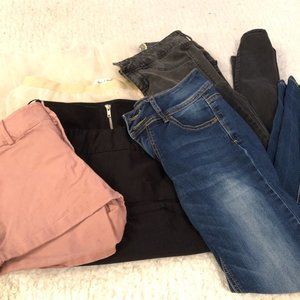 JEANS & Skirts 6 piece lot (size 7)